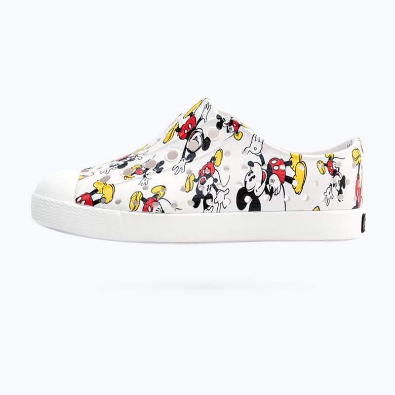 Native Jefferson Print Disney Jr detské tenisky shell white/shell white/all over print 10