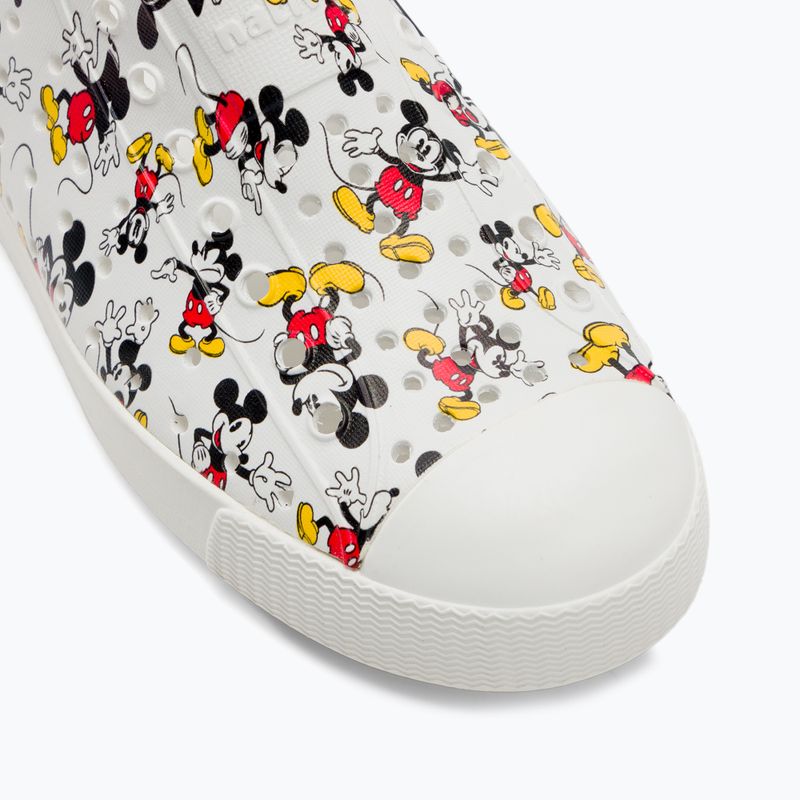 Native Jefferson Print Disney Jr detské tenisky shell white/shell white/all over print 7