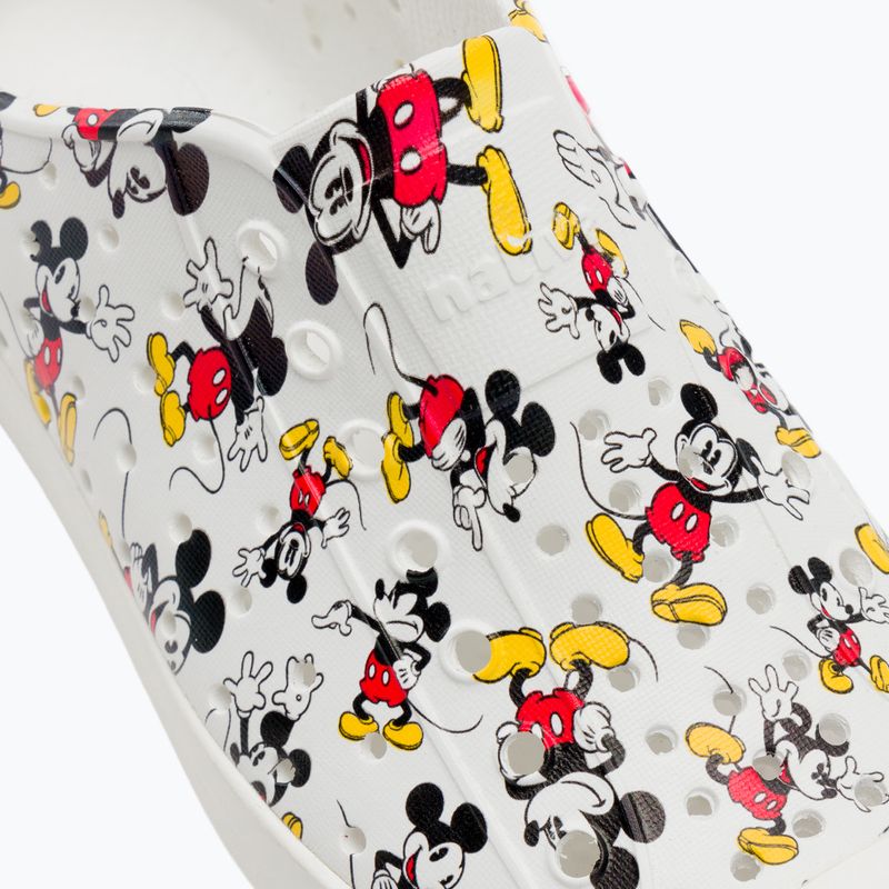 Native Jefferson Print Disney Jr detské tenisky shell white/shell white/all over print 8