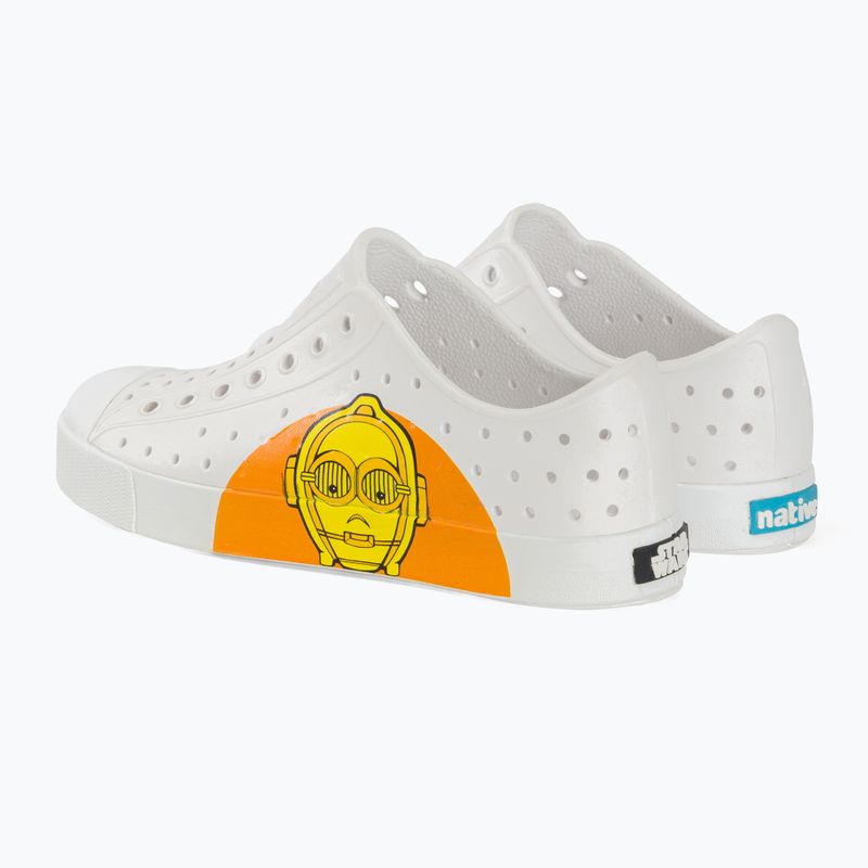 Detské tenisky Native Jefferson Block Jr shell white/shell white/droids bff 3