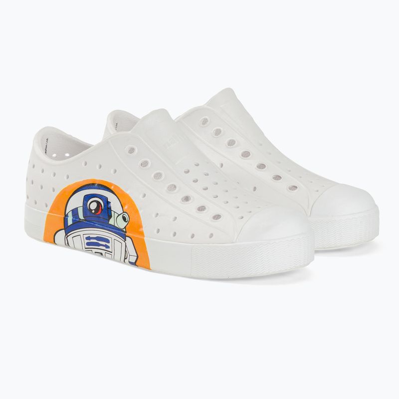 Detské tenisky Native Jefferson Block Jr shell white/shell white/droids bff 4