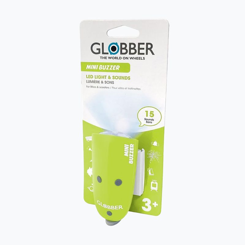 Lampa s klaksónom Globber Mini Buzzer lime green 2