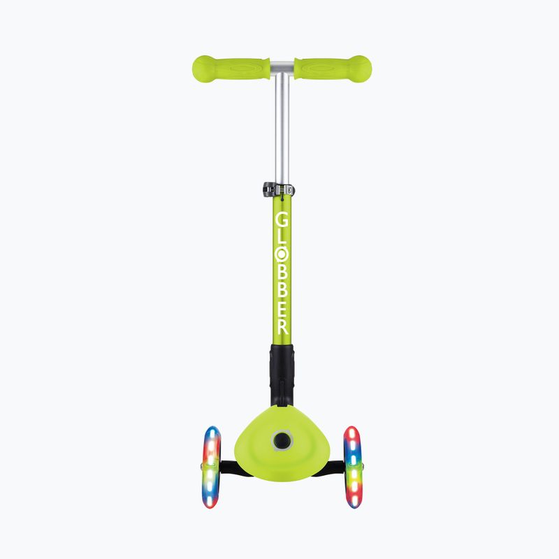 Detská trojkolka Globber Junior Foldable Lights limetkovo zelená 3