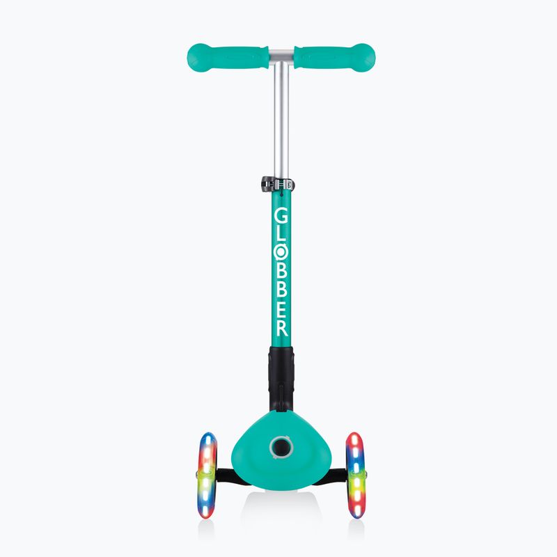 Detská trojkolka Globber Junior Foldable Lights tmavo smaragdovo zelená 3