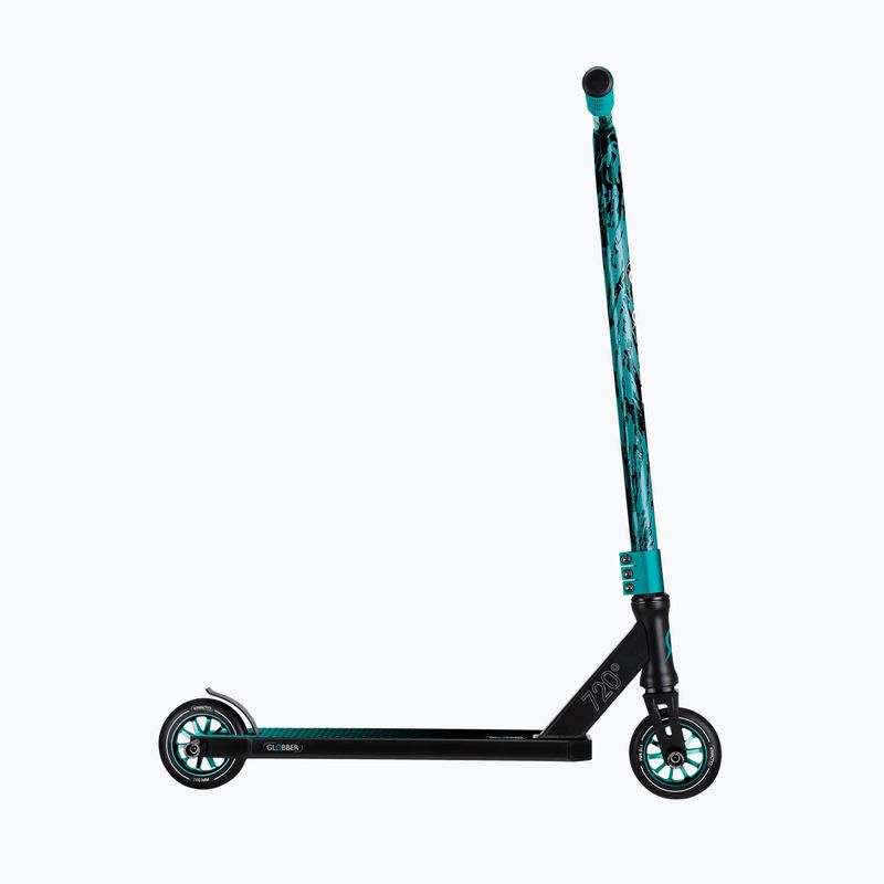 Detská freestylová kolobežka Globber Stunt GS 720 black/teal 2
