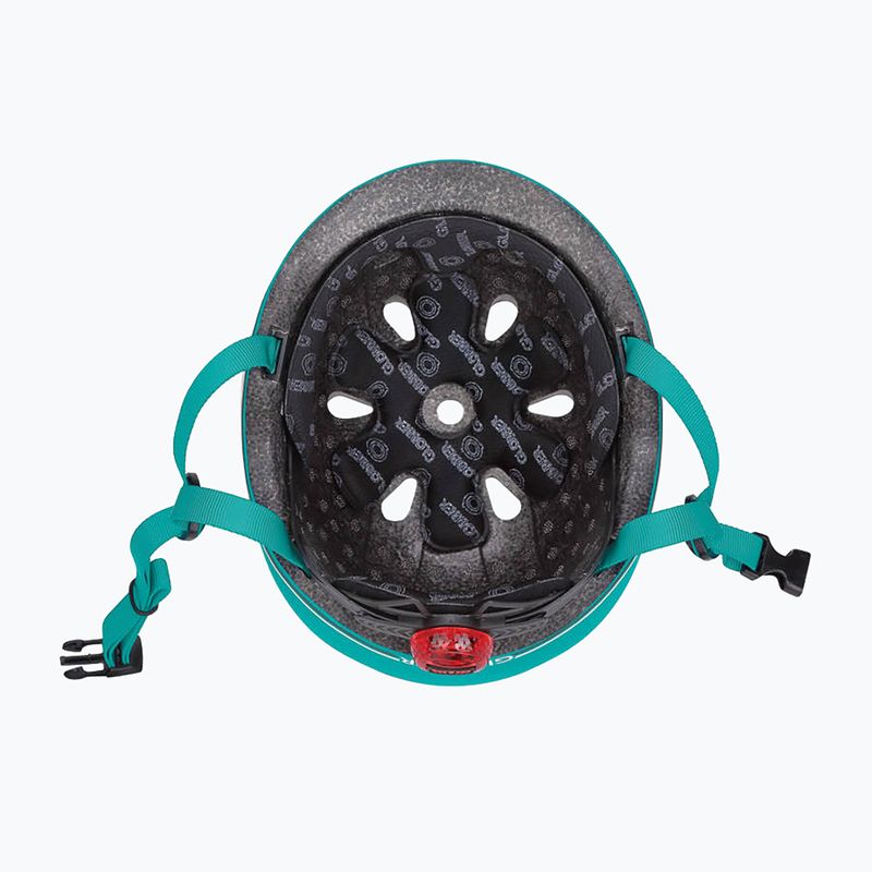Detská prilba Globber Go.Up Lights teal 5