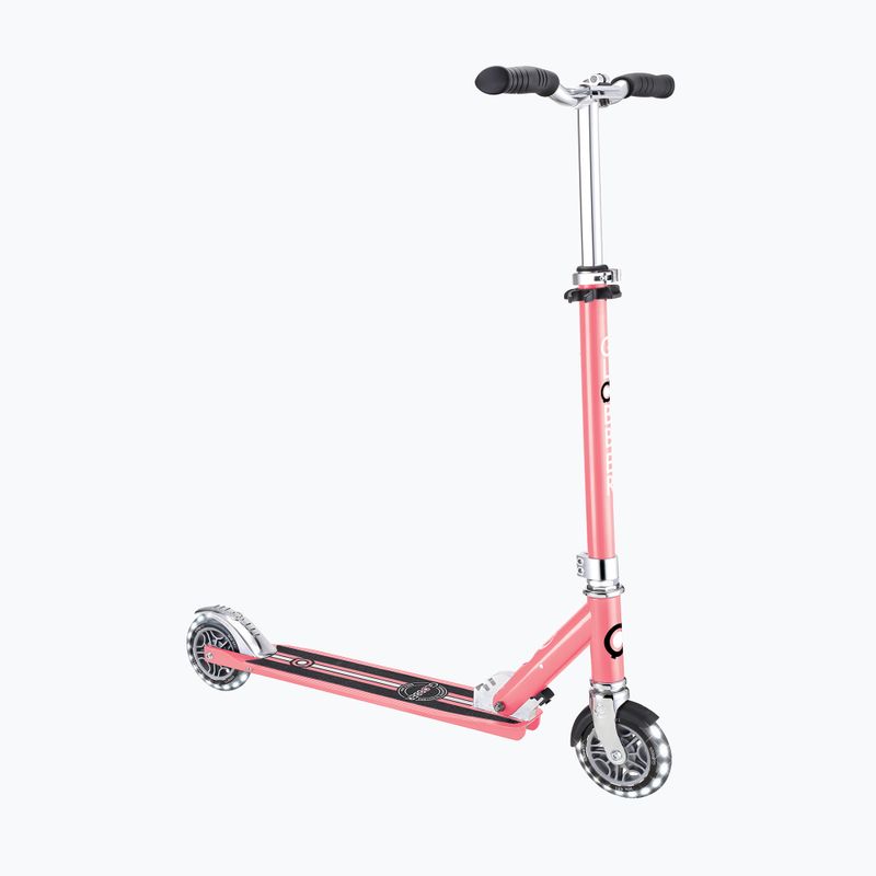 Detská kolobežka Globber Flow Element Lights coral pink