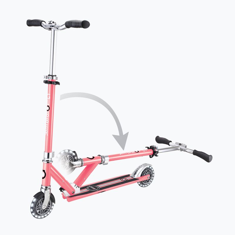 Detská kolobežka Globber Flow Element Lights coral pink 6