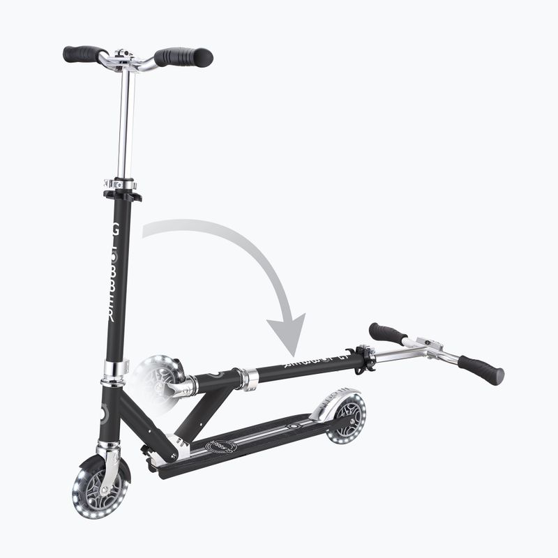 Detská mestská kolobežka Globber Flow Element Lights black 6