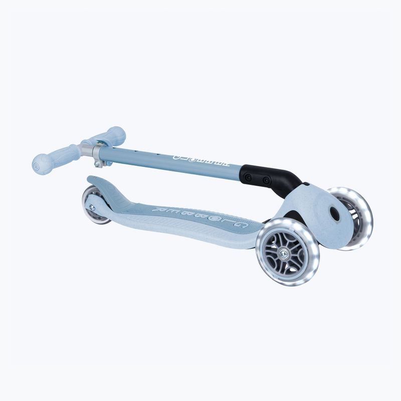 Detská trojkolesová kolobežka Globber Junior Primo Foldable Lights Eco blueberry 5