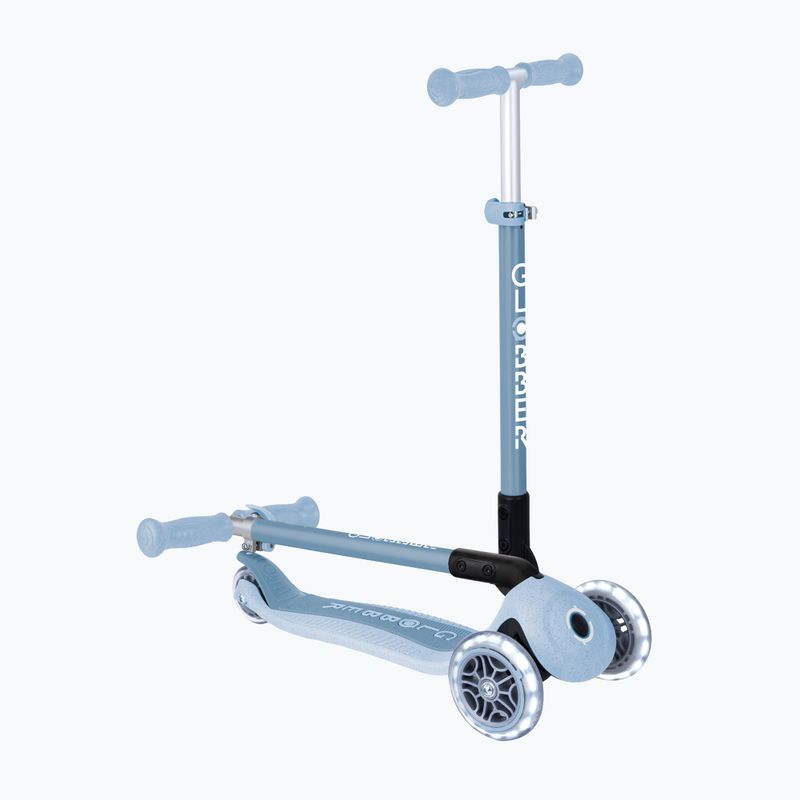 Detská trojkolesová kolobežka Globber Junior Primo Foldable Lights Eco blueberry 6