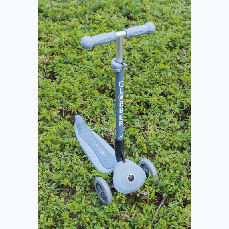 Detská trojkolesová kolobežka Globber Junior Primo Foldable Lights Eco blueberry 10