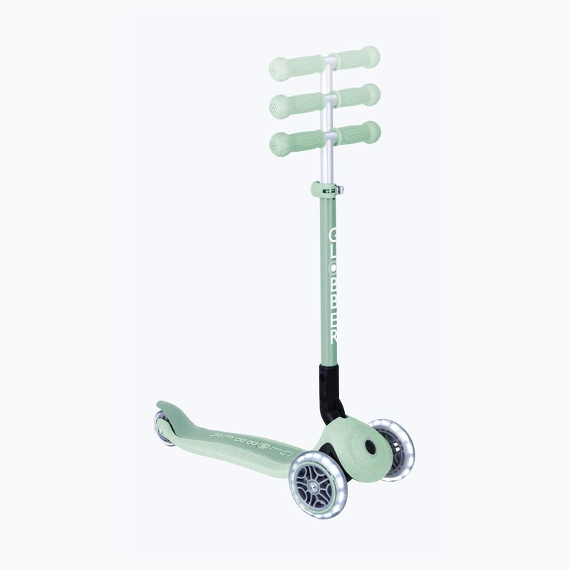 Detská trojkolesová kolobežka Globber Junior Primo Foldable Lights Eco pistachio 8
