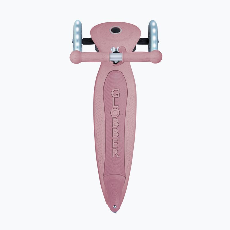 Detská trojkolesová kolobežka Globber Junior Primo Foldable Lights Eco berry 3