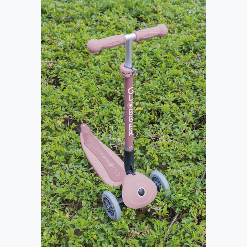 Detská trojkolesová kolobežka Globber Junior Primo Foldable Lights Eco berry 9