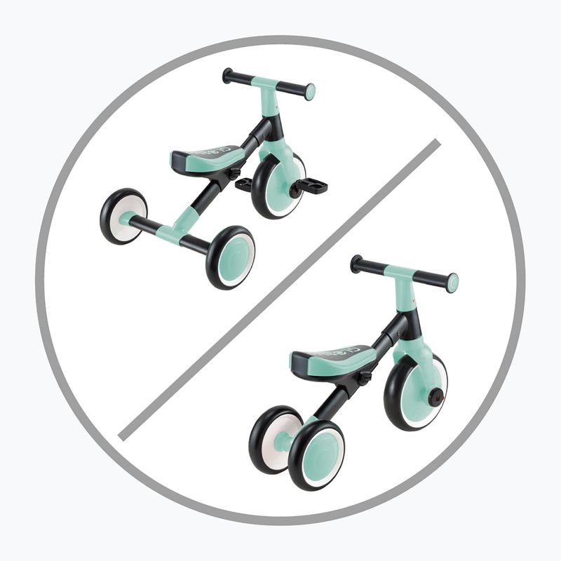 Trojkolesový odrážadlo Globber Learning Trike 2w1 mint 13