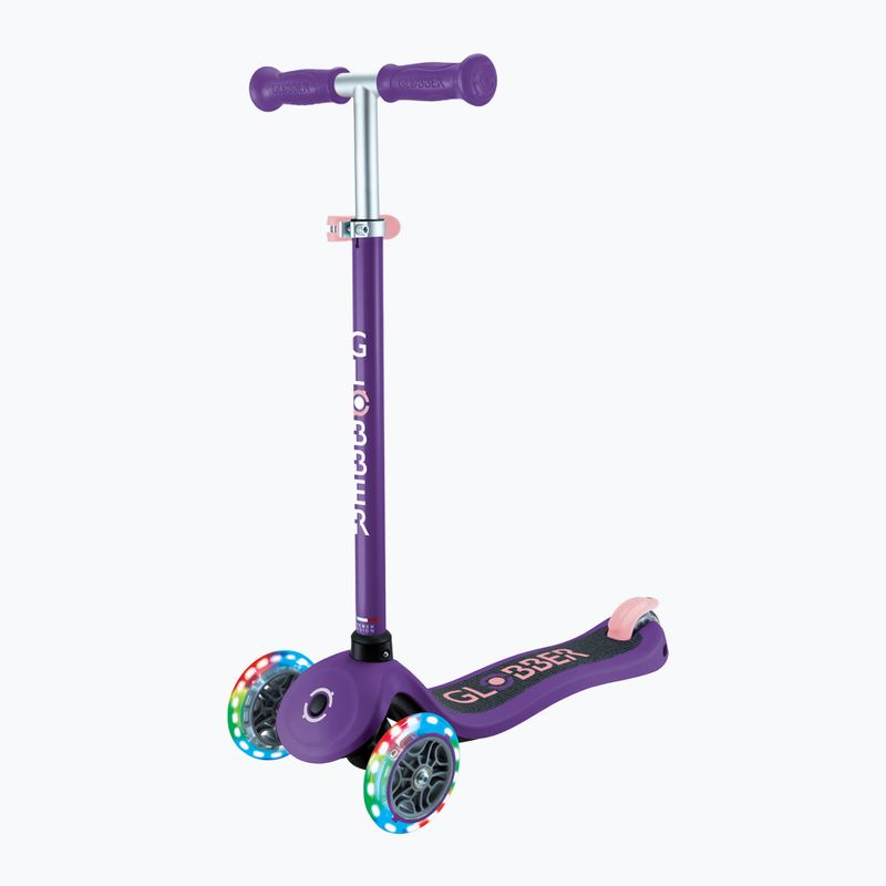 Detská trojkolka Globber Primo Lights tmavo fialová 3