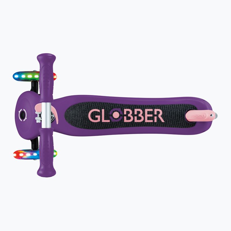 Detská trojkolka Globber Primo Lights tmavo fialová 6