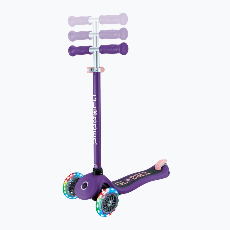 Detská trojkolka Globber Primo Lights tmavo fialová 7