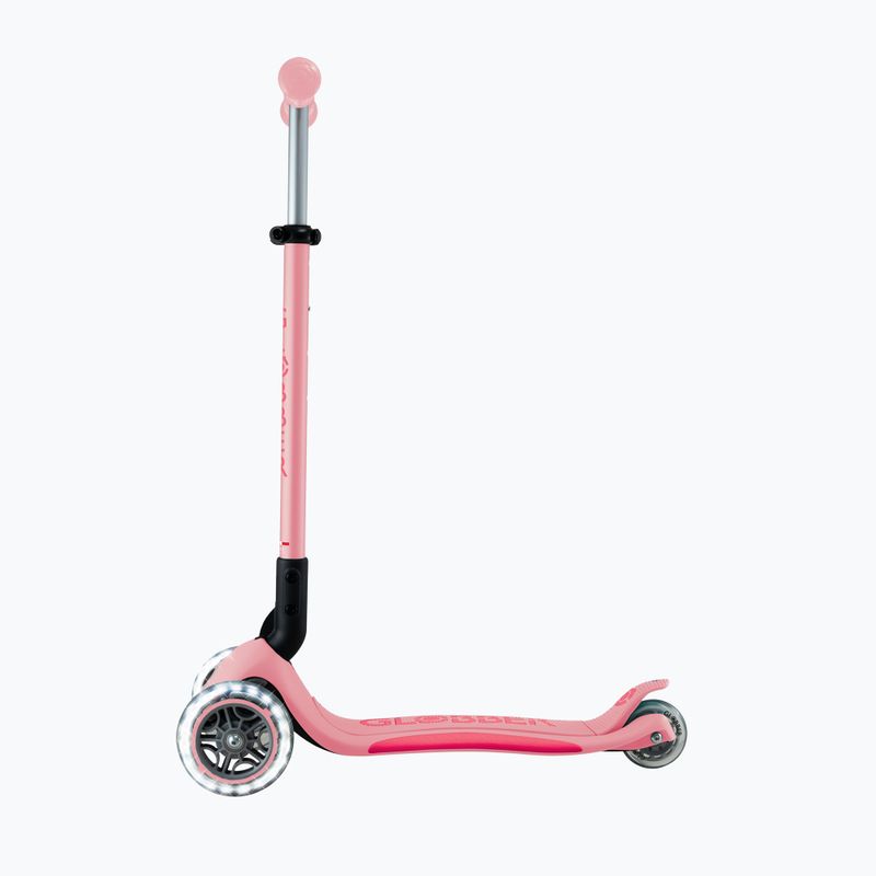 Detská trojkolka Globber Primo Foldable Plus Lights pastelovo ružová 2
