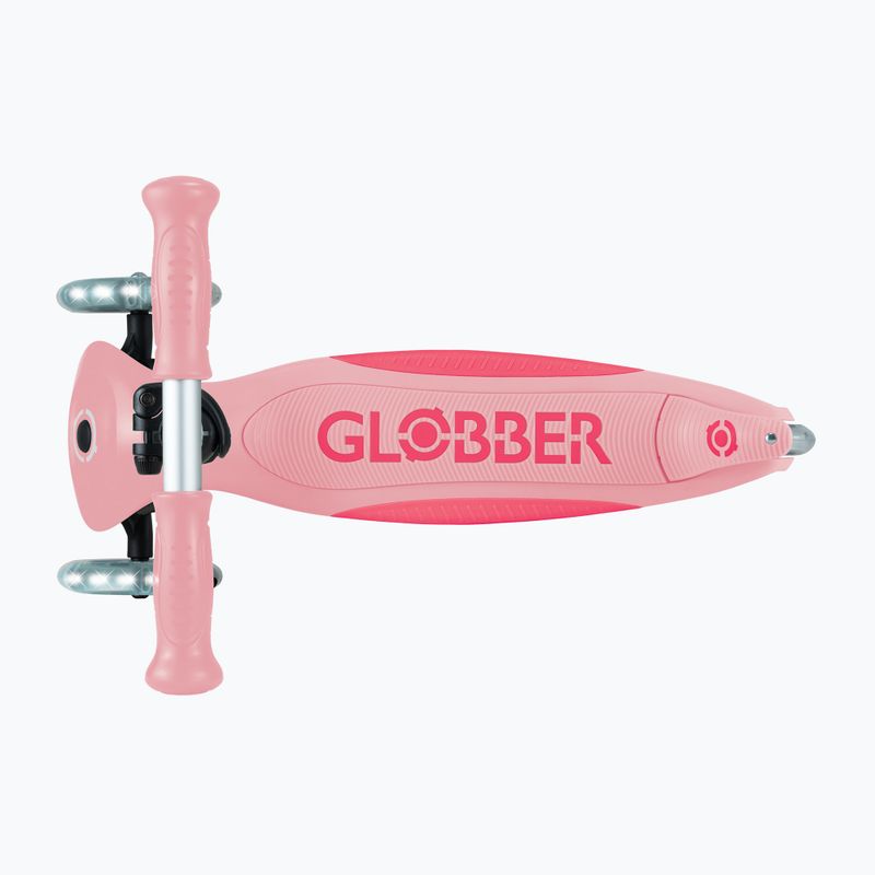 Detská trojkolka Globber Primo Foldable Plus Lights pastelovo ružová 5