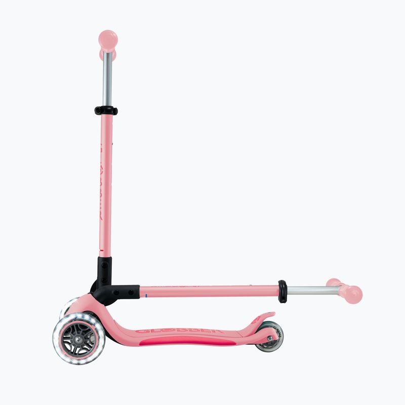 Detská trojkolka Globber Primo Foldable Plus Lights pastelovo ružová 7