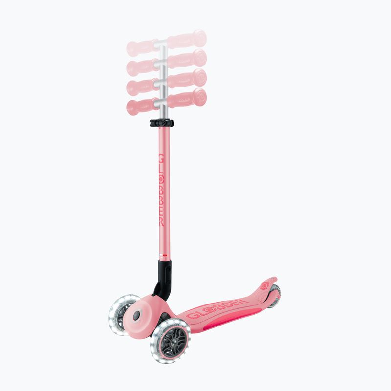 Detská trojkolka Globber Primo Foldable Plus Lights pastelovo ružová 8