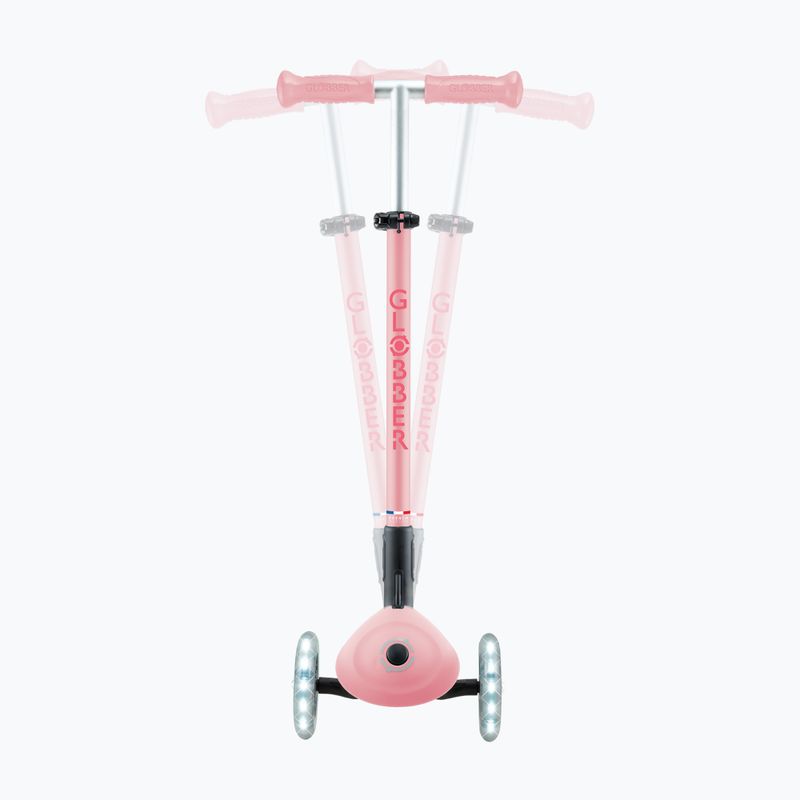 Detská trojkolka Globber Primo Foldable Plus Lights pastelovo ružová 9