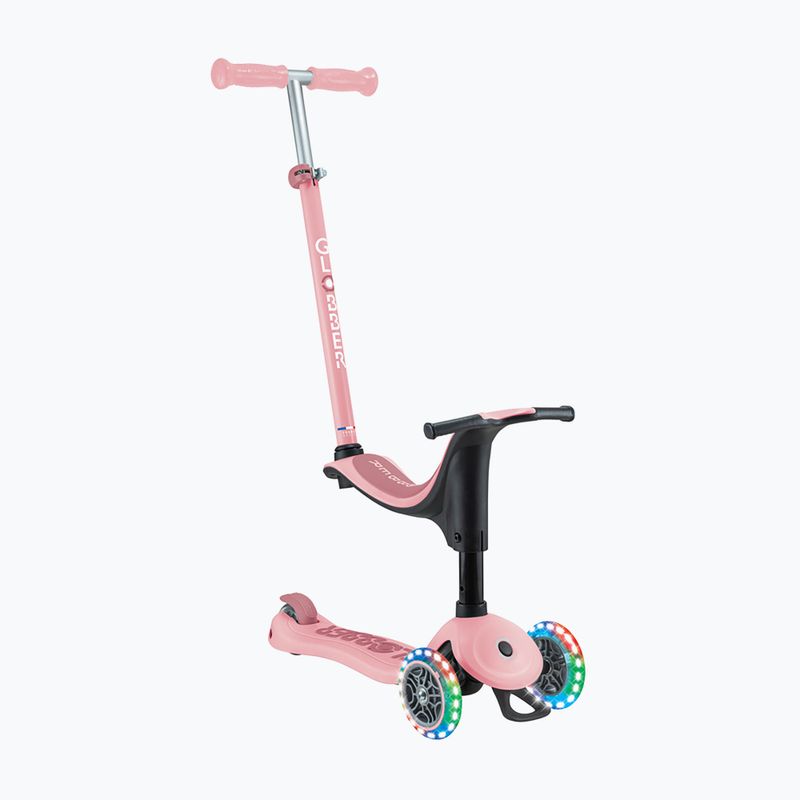 Detská trojkolka Globber Go.Up Sporty Lights pastelovo ružová 2
