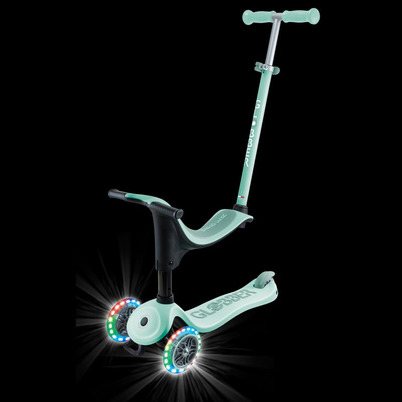 Detská trojkolka Globber Go.Up Sporty Lights pastelovo ružová 5