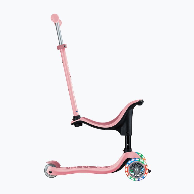 Detská trojkolka Globber Go.Up Sporty Lights pastelovo ružová 9