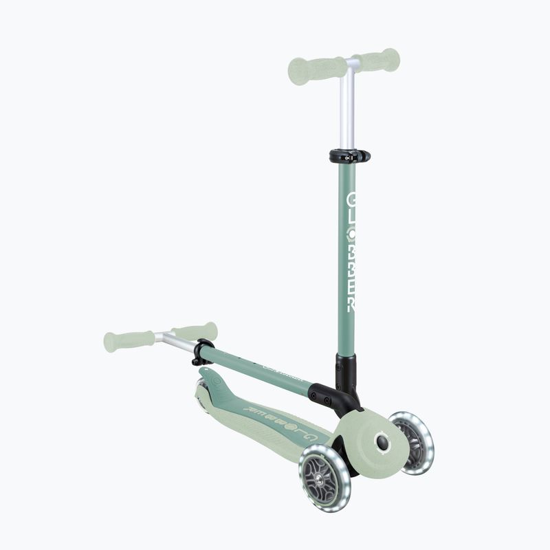 Detská trojkolesová kolobežka Globber Go.Up Active Ecologic Lights pistachio 15