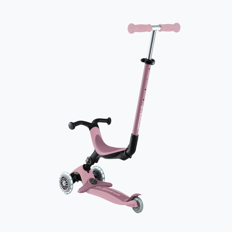 Detská trojkolesová kolobežka Globber Go.Up Active Ecologic Lights berry 11