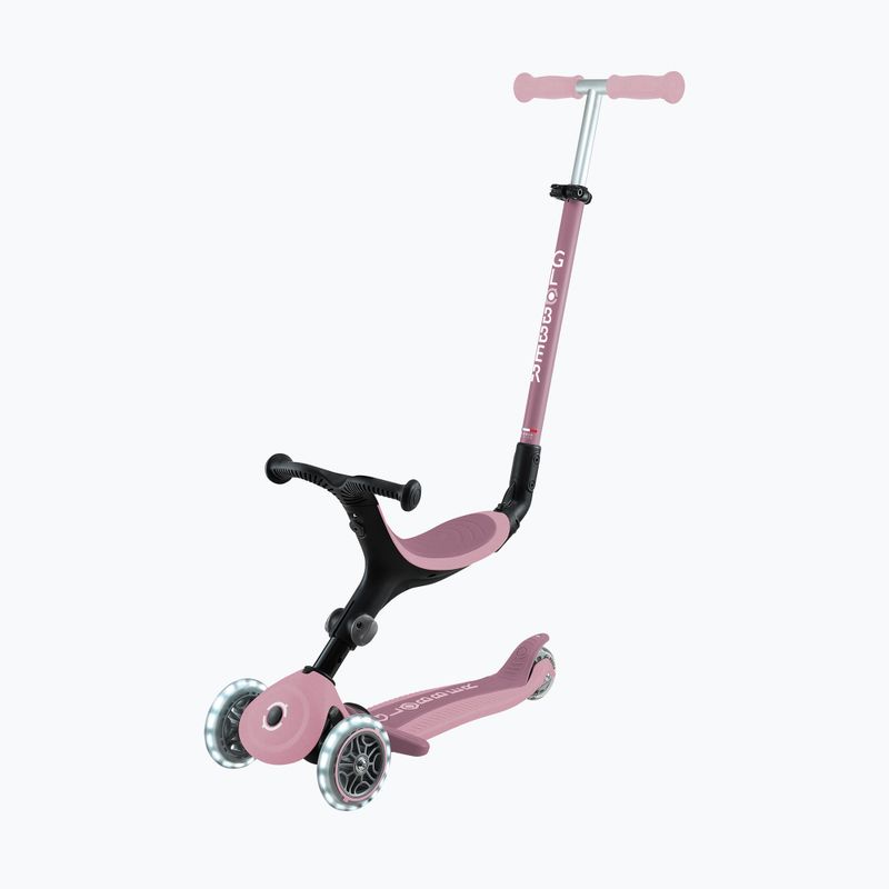 Detská trojkolesová kolobežka Globber Go.Up Active Ecologic Lights berry 12