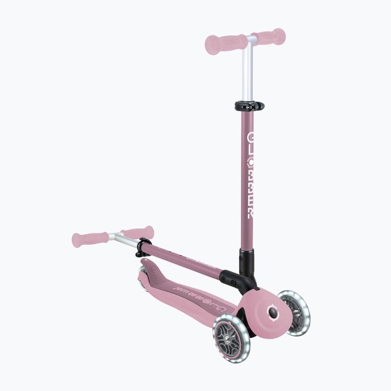 Detská trojkolesová kolobežka Globber Go.Up Active Ecologic Lights berry 14