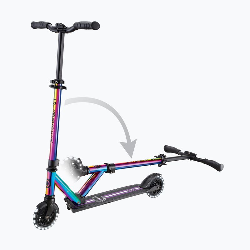 Detská kolobežka Globber Flow Element Lights neo chrome 6