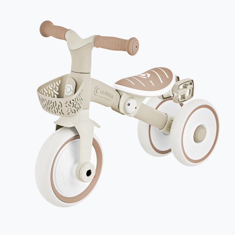 Trojkolesový odrážadlo Globber Learning Trike 2w1 Plus Ecologic coconut 4