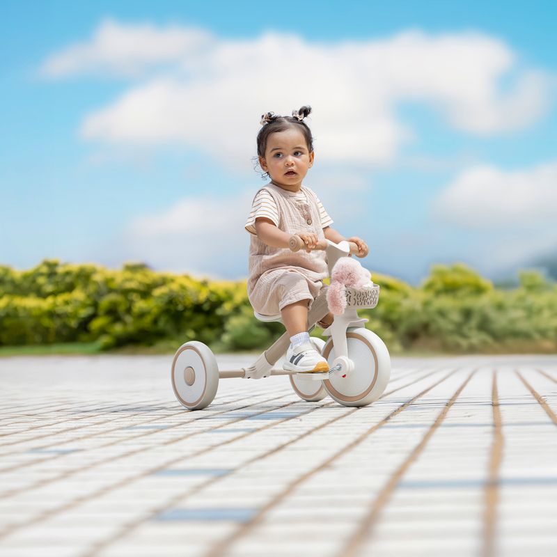 Trojkolesový odrážadlo Globber Learning Trike 2w1 Plus Ecologic coconut 12