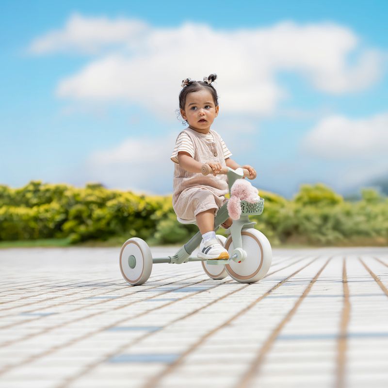 Trojkolesový odrážadlo Globber Learning Trike 2w1 Plus Ecologic pistachio 11