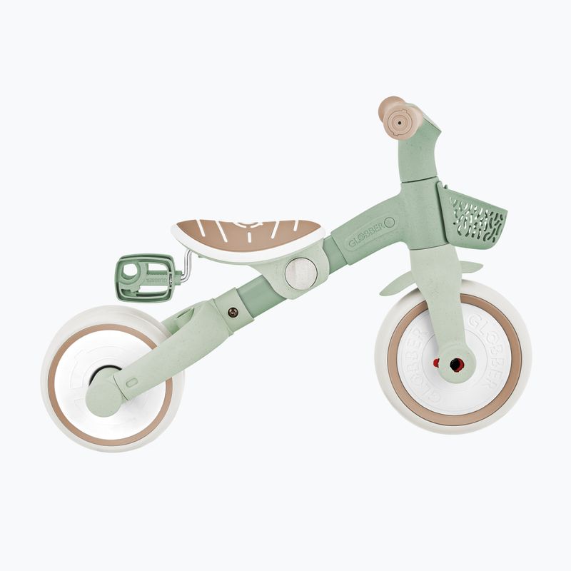 Trojkolesový odrážadlo s vodičom Globber Learning Trike 2w1 Plus Ecologic pistachio 2