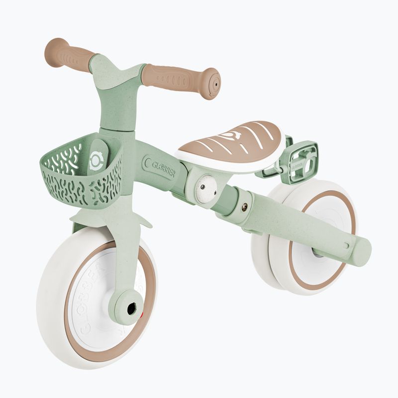 Trojkolesový odrážadlo s vodičom Globber Learning Trike 2w1 Plus Ecologic pistachio 5