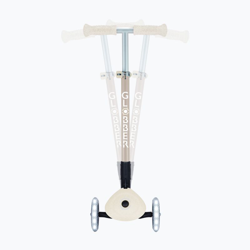 Detská trojkolesová kolobežka Globber Junior Primo Foldable Lights Eco coconut 9
