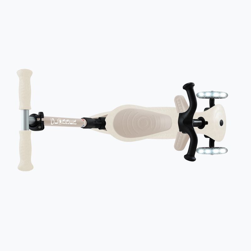 Detská trojkolesová kolobežka Globber Go.Up Active Ecologic Lights coconut 11