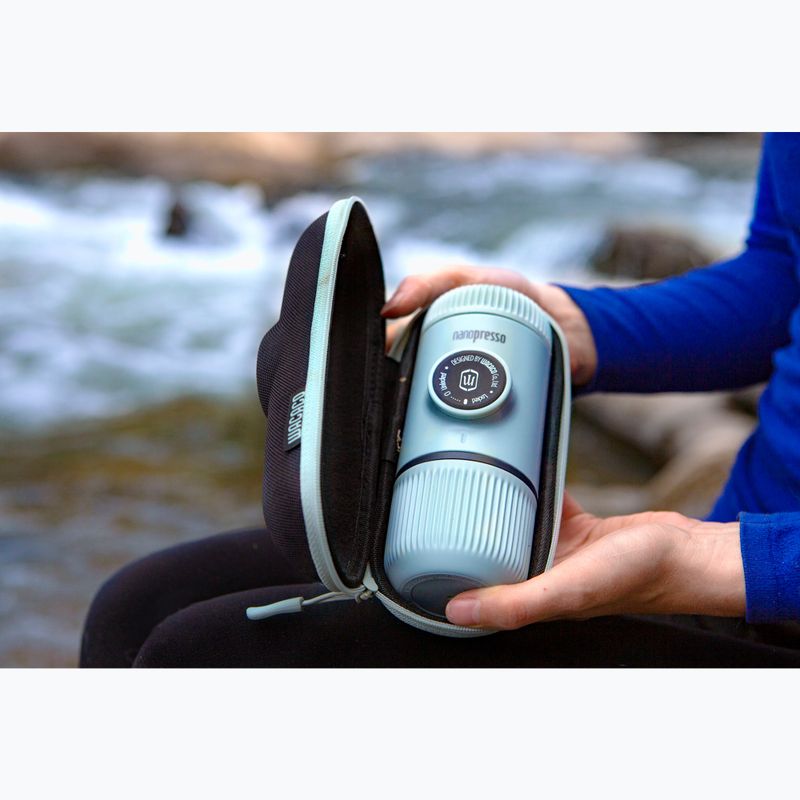 Prenosný kávovar Wacaco Nanopresso 80 ml + puzdro arctic blue 3