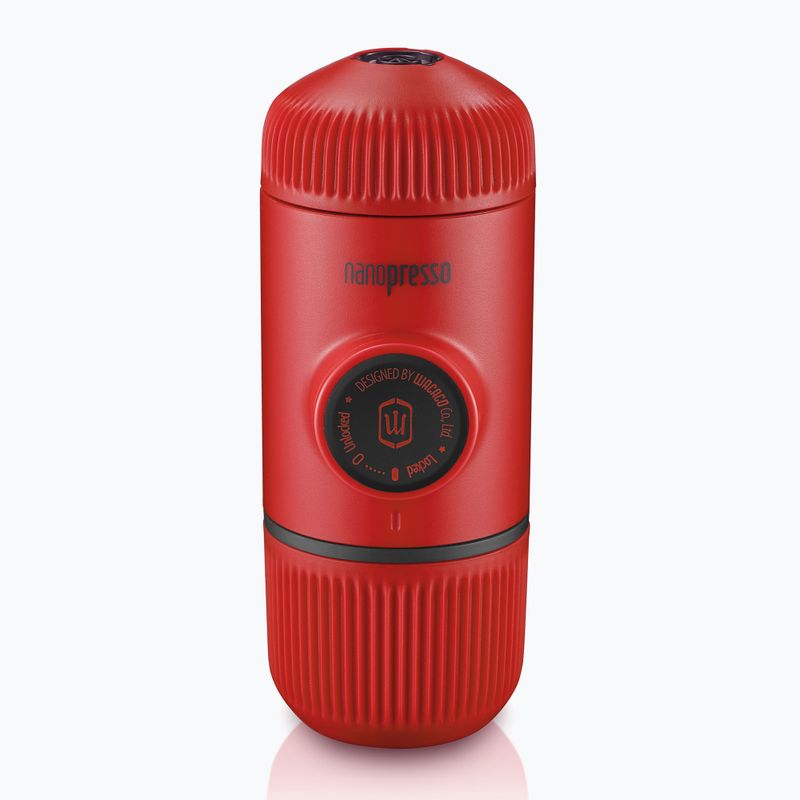 Prenosný kávovar Wacaco Nanopresso 80 ml + puzdro lava red 2