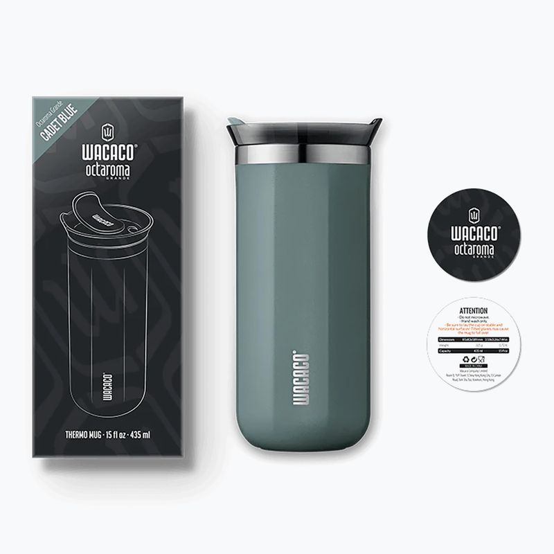 WACACO Octaroma Grande termohrnček 435 ml kadetská modrá 2