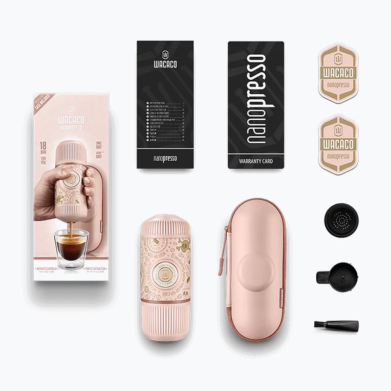 Prenosný kávovar Wacaco Nanopresso Dark Souls 80 ml pink 2