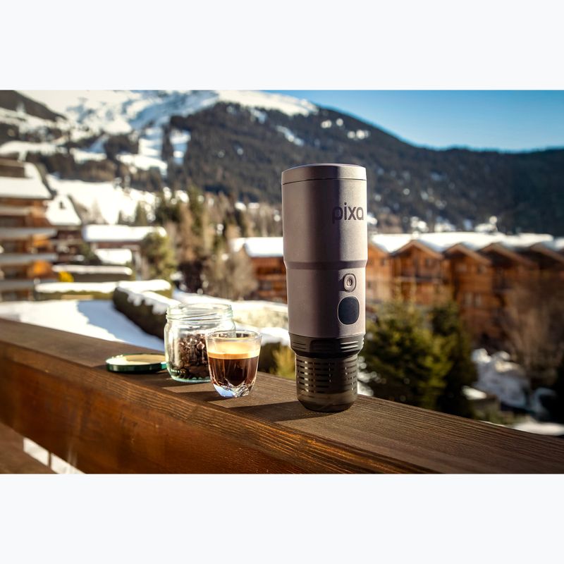 Prenosný kávovar Wacaco Pixapresso 120 ml dark burgundy 14