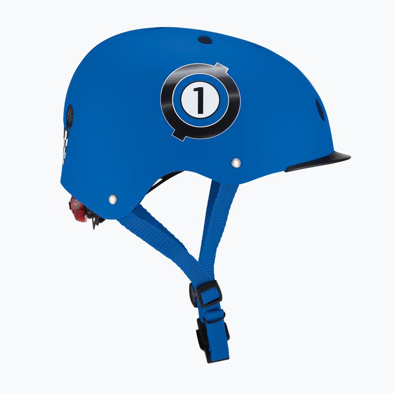 Detská prilba Globber Elite Lights navy blue racing 2