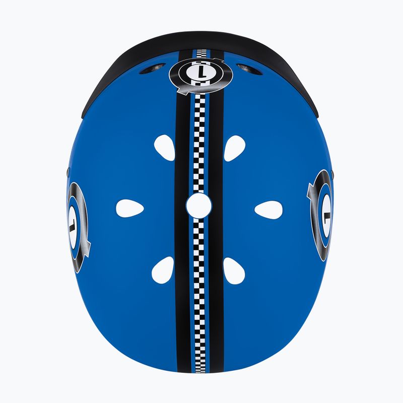 Detská prilba Globber Elite Lights navy blue racing 6